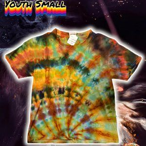 [Hand Dyed] Tie Dye Youth Shirt